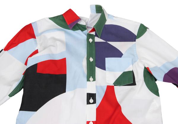 JUNYA WATANABE COMME des GARCONS Print White Multi Shirt Size XS
