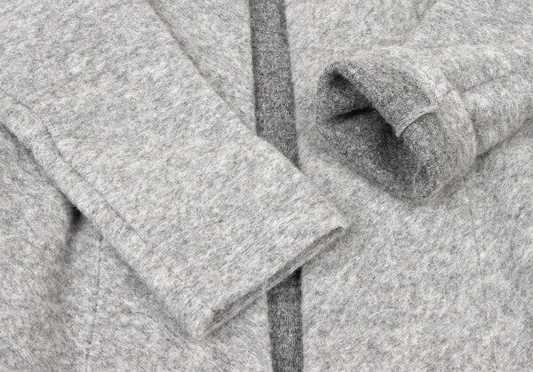 Ground Y Wool Poly Front Drape Knit Cardigan Gray Size 3