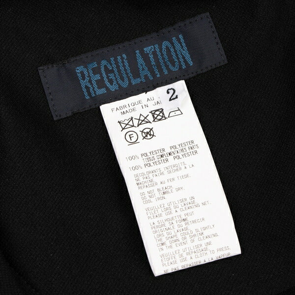 REGULATION yohji yamamoto 24SS Poly Pants Black Size 2