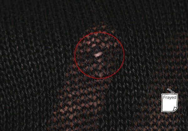 Y's 20SS Mesh Knit T-Shirt Black Size 2