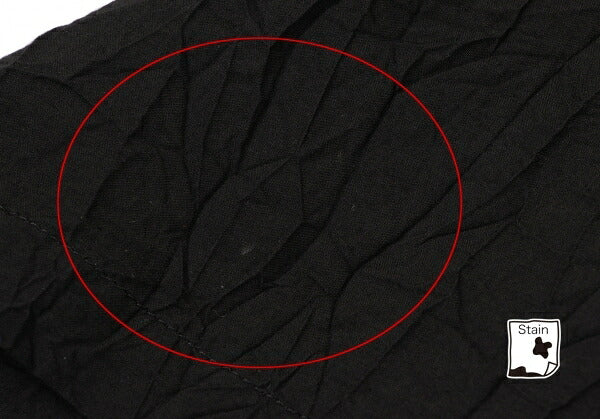 Y's 16SS Cotton Wrinkled Side Pocket Skirt Black Size 1