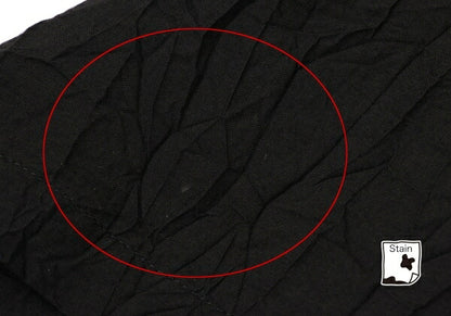 Y's 16SS Cotton Wrinkled Side Pocket Skirt Black Size 1
