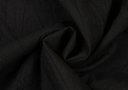 Y's 16SS Cotton Wrinkled Side Pocket Skirt Black Size 1