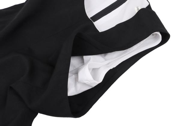 COMME des GARCONS Tulle Layered Wool Dress Black Size S