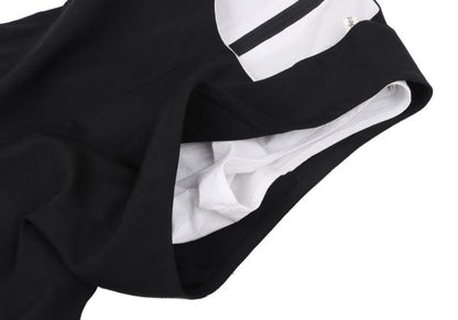 COMME des GARCONS Tulle Layered Wool Dress Black Size S