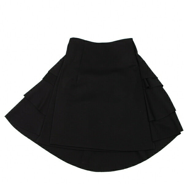 COMME des GARCONS 06AW Tiered Wool Knit Wrap Skirt Size SS