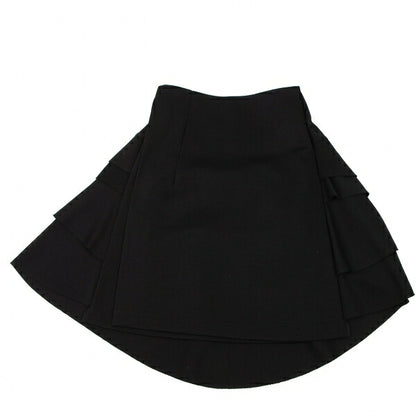 COMME des GARCONS 06AW Tiered Wool Knit Wrap Skirt Size SS