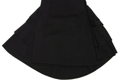 COMME des GARCONS 06AW Tiered Wool Knit Wrap Skirt Size SS