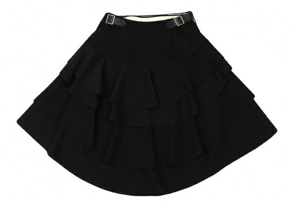 COMME des GARCONS 06AW Tiered Wool Knit Wrap Skirt Size SS