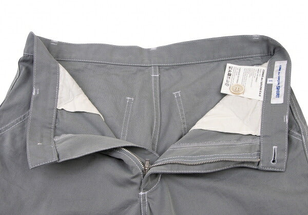 COMME des GARCONS SHIRT 18SS Cotton White Pants Gray Size S