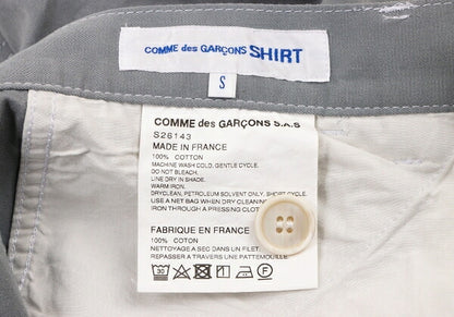 COMME des GARCONS SHIRT 18SS Cotton White Pants Gray Size S