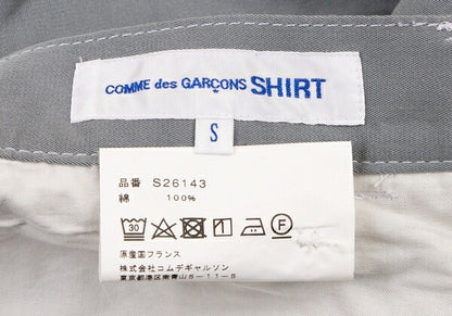 COMME des GARCONS SHIRT 18SS Cotton White Pants Gray Size S