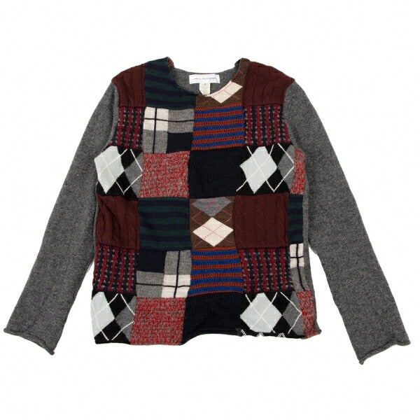 COMME des GARCONS SHIRT 09AW Front Knit Multi Size S