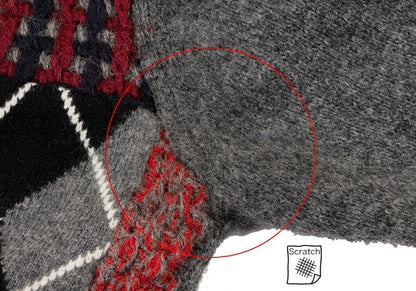 COMME des GARCONS SHIRT 09AW Front Knit Multi Size S
