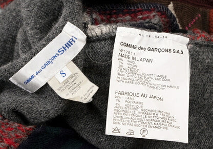 COMME des GARCONS SHIRT 09AW Front Knit Multi Size S