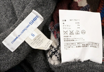 COMME des GARCONS SHIRT 09AW Front Knit Multi Size S