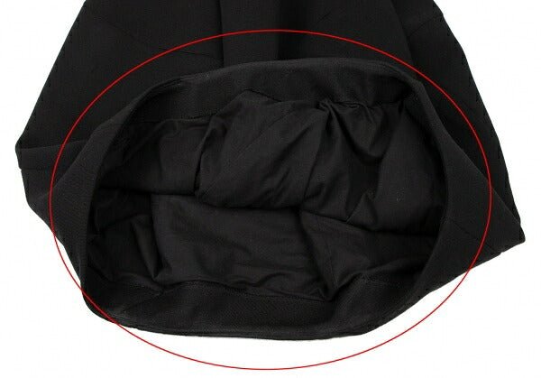 COMME des GARCONS 19AW Wool Blend Raw Skirt Black Size M