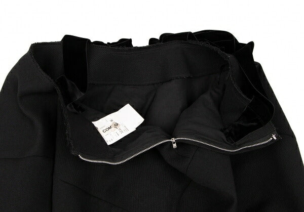COMME des GARCONS 19AW Wool Blend Raw Skirt Black Size M