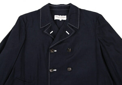 COMME des GARCONS Rayon Semi-Double Shirt Jacket Navy Size M