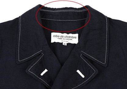 COMME des GARCONS Rayon Semi-Double Shirt Jacket Navy Size M