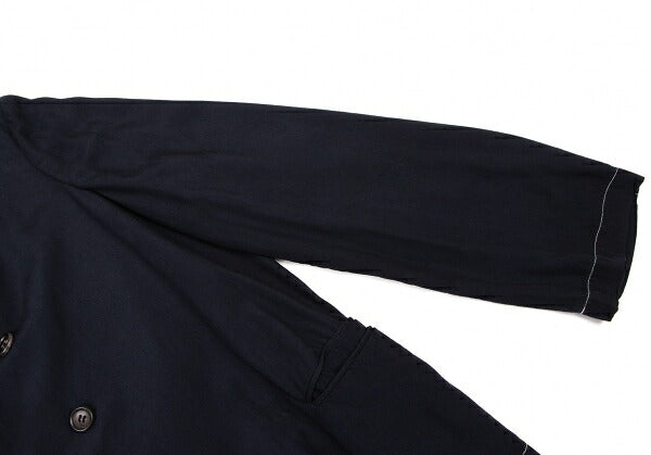 COMME des GARCONS Rayon Semi-Double Shirt Jacket Navy Size M