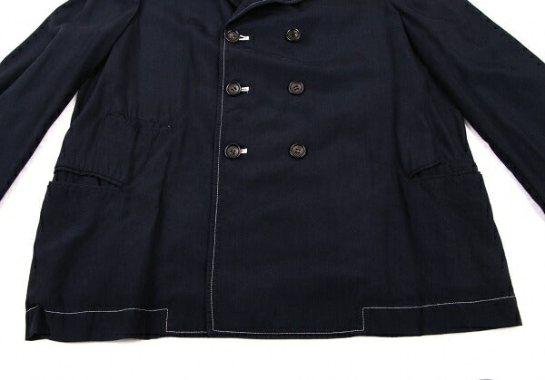 COMME des GARCONS Rayon Semi-Double Shirt Jacket Navy Size M