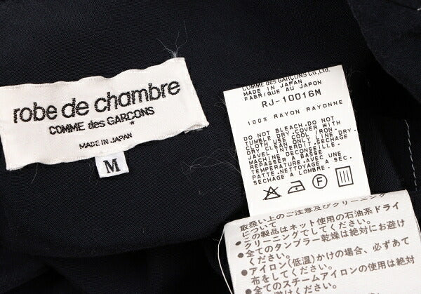 COMME des GARCONS Rayon Semi-Double Shirt Jacket Navy Size M