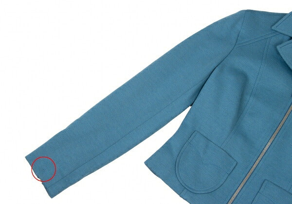 CHRISTIAN LACROIX BAZAR Wool Jacket Turquoise Size 38