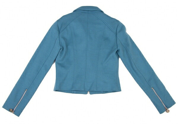 CHRISTIAN LACROIX BAZAR Wool Jacket Turquoise Size 38