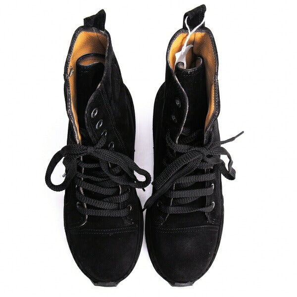Jean Paul GAULTIER Embossed Logo Boots Black Size 36 (23cm)
