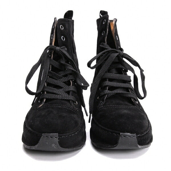 Jean Paul GAULTIER Embossed Logo Boots Black Size 36 (23cm)