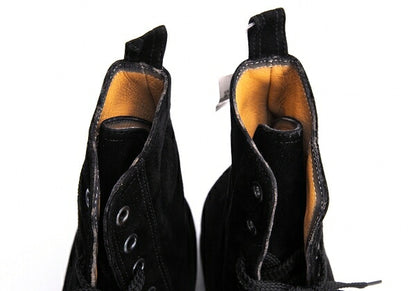 Jean Paul GAULTIER Embossed Logo Boots Black Size 36 (23cm)