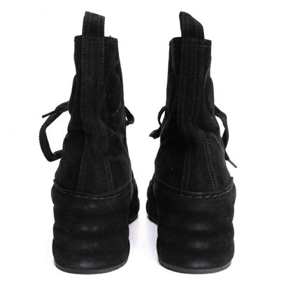 Jean Paul GAULTIER Embossed Logo Boots Black Size 36 (23cm)