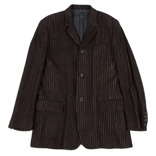 Jean Paul GAULTIER HOMME Dark Brown 2B Jacket Size 48