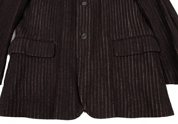 Jean Paul GAULTIER HOMME Dark Brown 2B Jacket Size 48