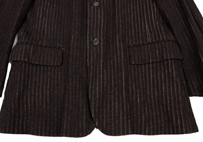 Jean Paul GAULTIER HOMME Dark Brown 2B Jacket Size 48