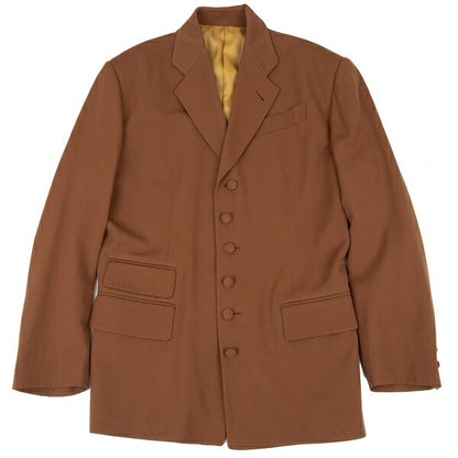 Jean Paul GAULTIER HOMME Fake Button Jacket Brown Size 48