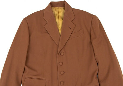 Jean Paul GAULTIER HOMME Fake Button Jacket Brown Size 48