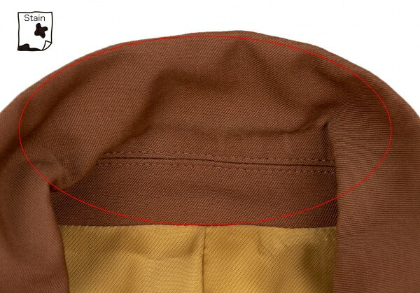 Jean Paul GAULTIER HOMME Fake Button Jacket Brown Size 48