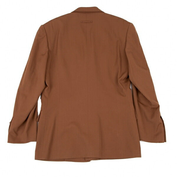 Jean Paul GAULTIER HOMME Fake Button Jacket Brown Size 48
