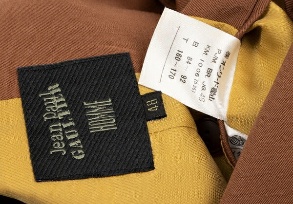 Jean Paul GAULTIER HOMME Fake Button Jacket Brown Size 48