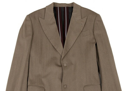 Jean Paul GAULTIER HOMME Wool Rayon Jacket Beige Size 48