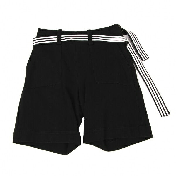 Y-3 Three Line Belt Sweat Shorts Black Size S