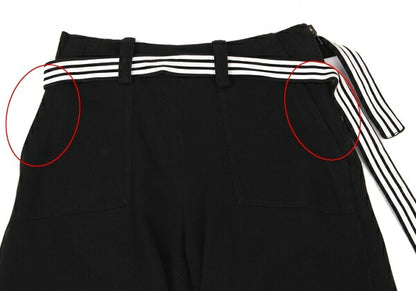 Y-3 Three Line Belt Sweat Shorts Black Size S