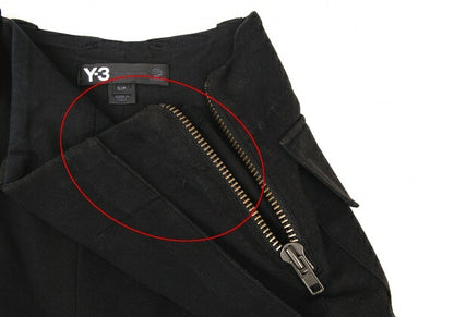 Y-3 Three Line Belt Sweat Shorts Black Size S