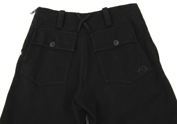 Y-3 Three Line Belt Sweat Shorts Black Size S