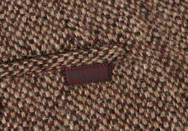 Papas Wool Tweed Pleated Pants Brown Size L