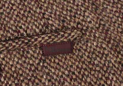 Papas Wool Tweed Pleated Pants Brown Size L
