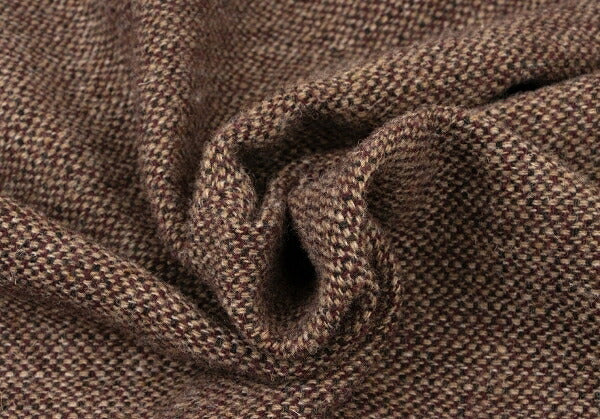 Papas Wool Tweed Pleated Pants Brown Size L