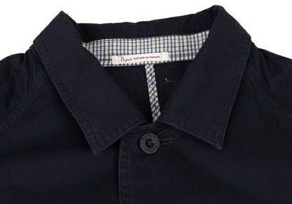 Papas Waist Cord Raglan Coat Navy Size L